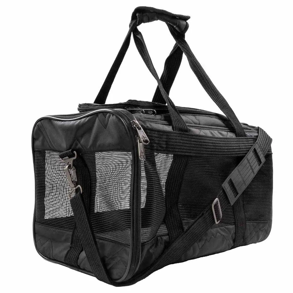 Sherpa Original Deluxe Sort hundetaske Large 48x30x29cm Max 10kg